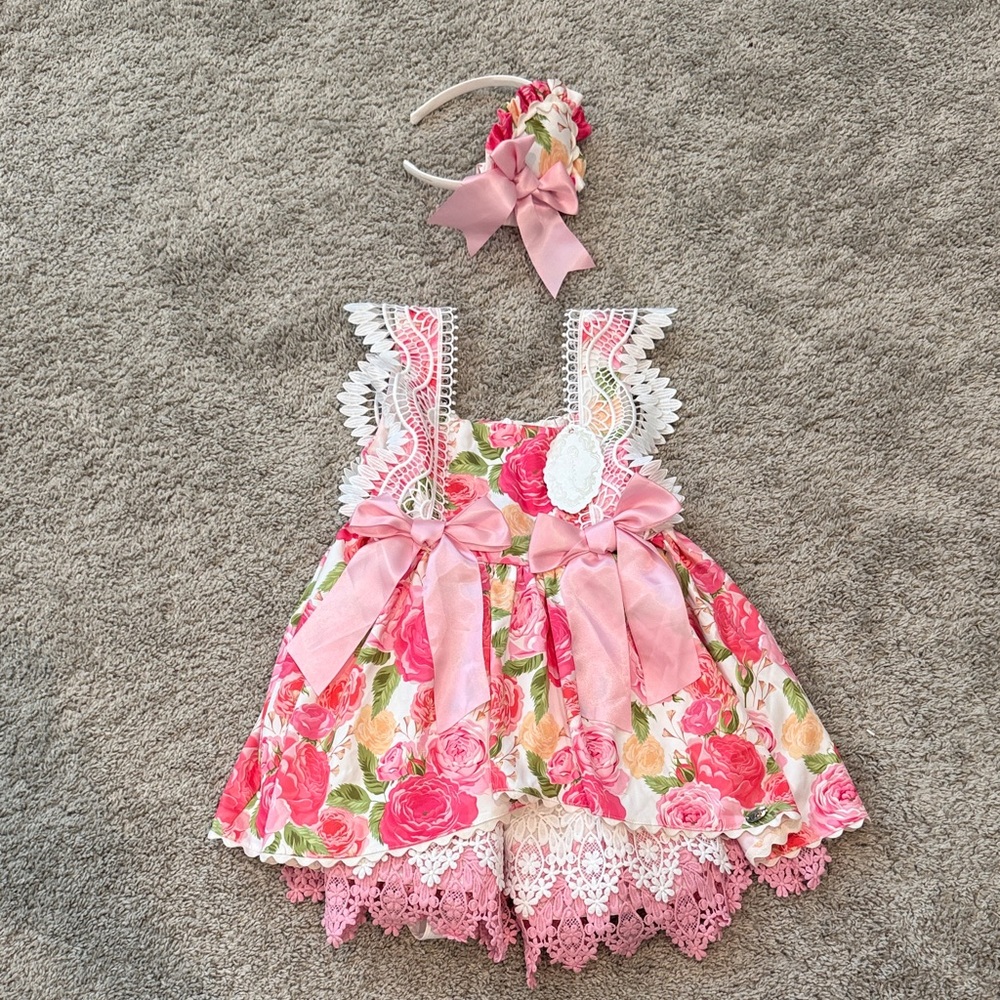 Pettigirl dress with matching headband